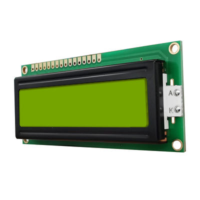 59.46x5.96mm 16x1 Character LCD Display พร้อมไฟพื้นหลังสีขาว HTM-1601A