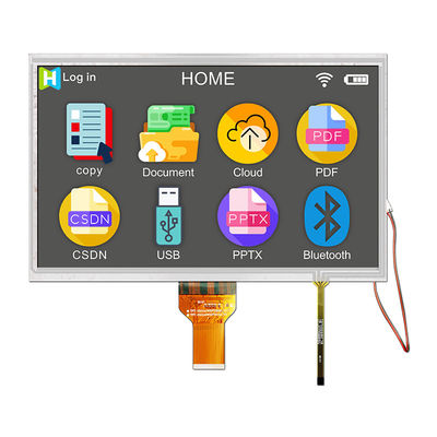 10.1 นิ้ว LVDS IPS หน้าจอ LCD ที่อ่านได้ด้วยแสงแดดพร้อมแผงสัมผัสแบบ Resistive H101A9WSIFTKR40
