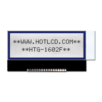 2X16 ตัวอักษร COG LCD | STN+ หน้าจอสีเทาที่ไม่มีไฟพื้นหลัง | ST7032I/HTG1602F