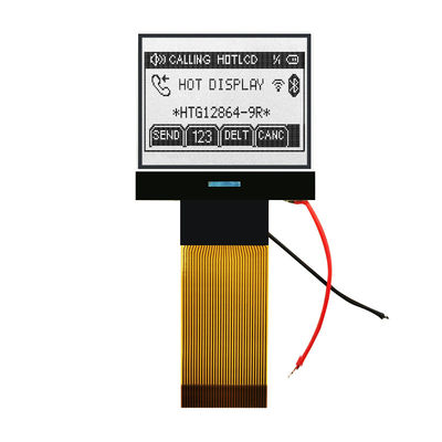 โมดูล COG LCD 128X64 MCU, ชิป IC 7565R บนจอแสดงผล LCD แก้ว HTG12864-9R