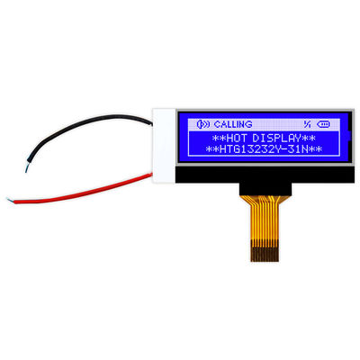 อุตสาหกรรม 132x32 COG LCD โมดูล ST7567R Transflective บวก HTG13232Y