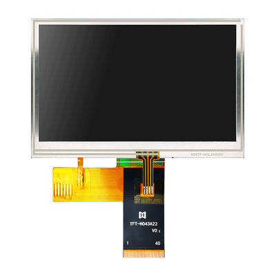 จอ LCD อุณหภูมิกว้างแบบ Resistive ขนาด 4.3 นิ้ว SPI MCU Sunlight อ่านได้
