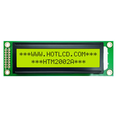 โมดูล LCD ตัวอักษร 20x2 MCU ใช้งานได้จริงพร้อมไฟพื้นหลังสีเขียว HTM2002A