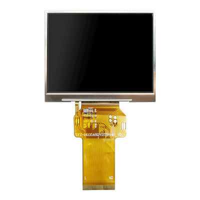 โมดูลจอแสดงผล TFT LCD ที่อ่านได้จากแสงแดดอินเทอร์เฟซ RGB ขนาด 3.5 นิ้ว TFT-H035A6QVIST9N40