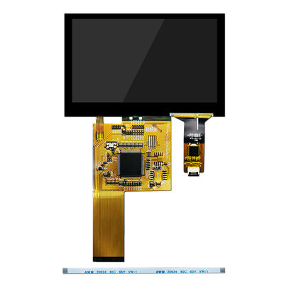 4.3 นิ้ว 800x480 TFT Lcd Monitor Pcap Monitor ผู้ผลิตจอแสดงผล TFT LCD