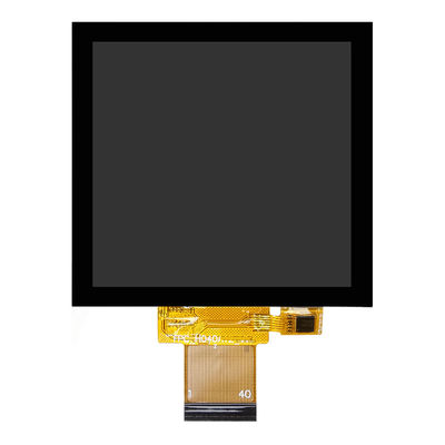 สี่เหลี่ยมจัตุรัส 350cd / M2 IPS TFT LCD แสดงผล 4 นิ้ว 320x320 จุดพร้อม CTP TFT-H040A12DHIIL3C40