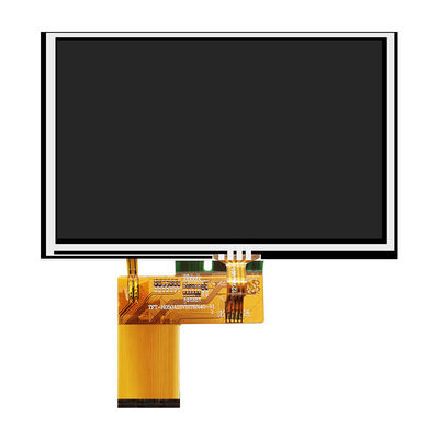 จอแสดงผล TFT LCD แบบ Resistive ขนาด 5 นิ้ว IC 7262 800x480 Dots 40PIN TFT-H050A1SVIST4R40