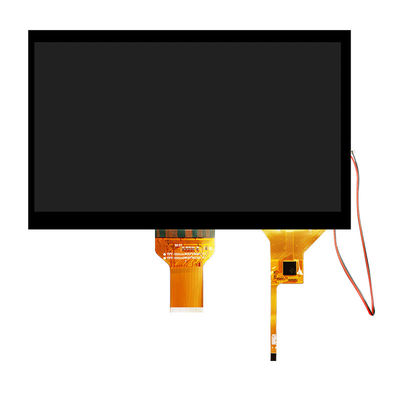 10.1 นิ้ว 1024x600 LVDS IPS โมดูล TFT LCD ที่อ่านได้ด้วยแสงแดดพร้อมจอภาพ Pcap