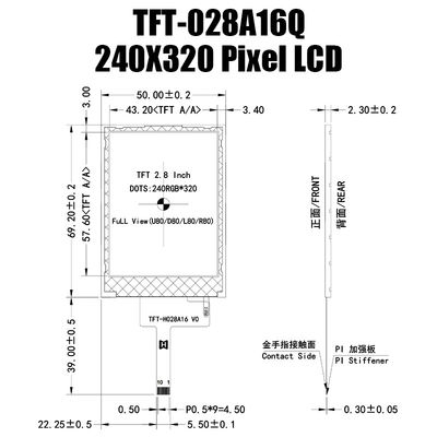 2.8 นิ้ว ST7789V SPI โมดูล TFT, IPS จอแสดงผล TFT ที่อ่านได้ในแสงแดด