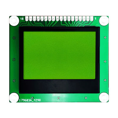 128X64 Dots Graphic โมดูล FSTN COB LCD พร้อมไฟพื้นหลังสีขาว