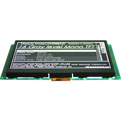 จอ LCD ขนาด 6.2 นิ้ว ความละเอียด 640x320 MONO TFT LCD จอภาพที่อ่านได้ในแสงแดด