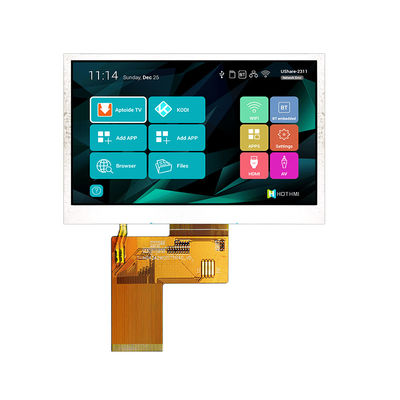 4.3 &quot;นิ้ว TFT Lcd Display 480x272 IPS LCD Monitors ผู้ผลิตจอแสดงผล TFT LCD
