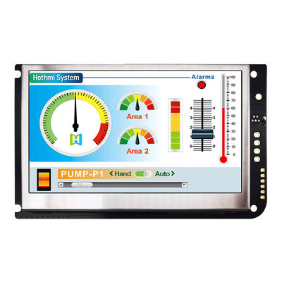 4.3 นิ้ว UART Resistive Touch Screen TFT LCD 480x272 จอแสดงผลพร้อมแผงควบคุม LCD