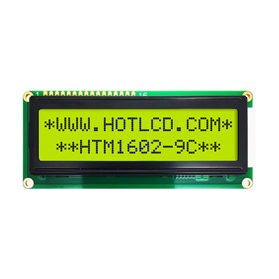 16x2 Character LCD Display Module STN+Gray Serial พร้อมไฟพื้นหลังสีเหลืองเขียว